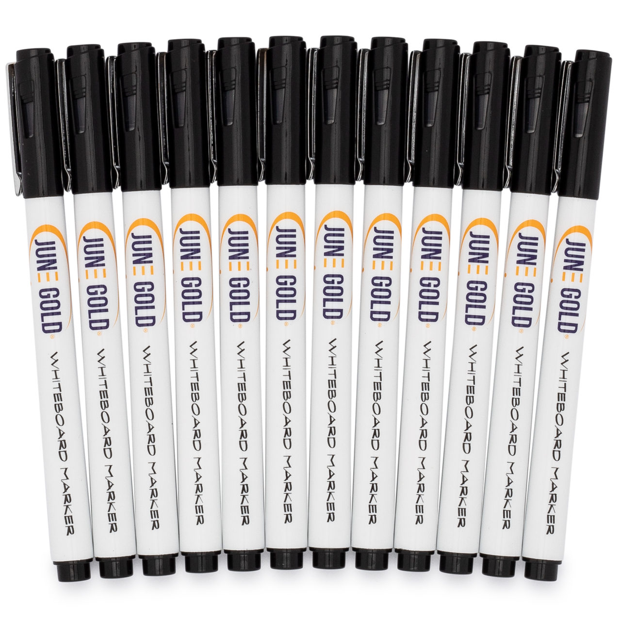 32 Pack of Black Fine Tip Dry Erase Markers June Gold