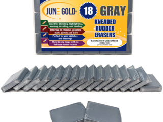 18 Pack of Gray Kneaded Rubber Erasers